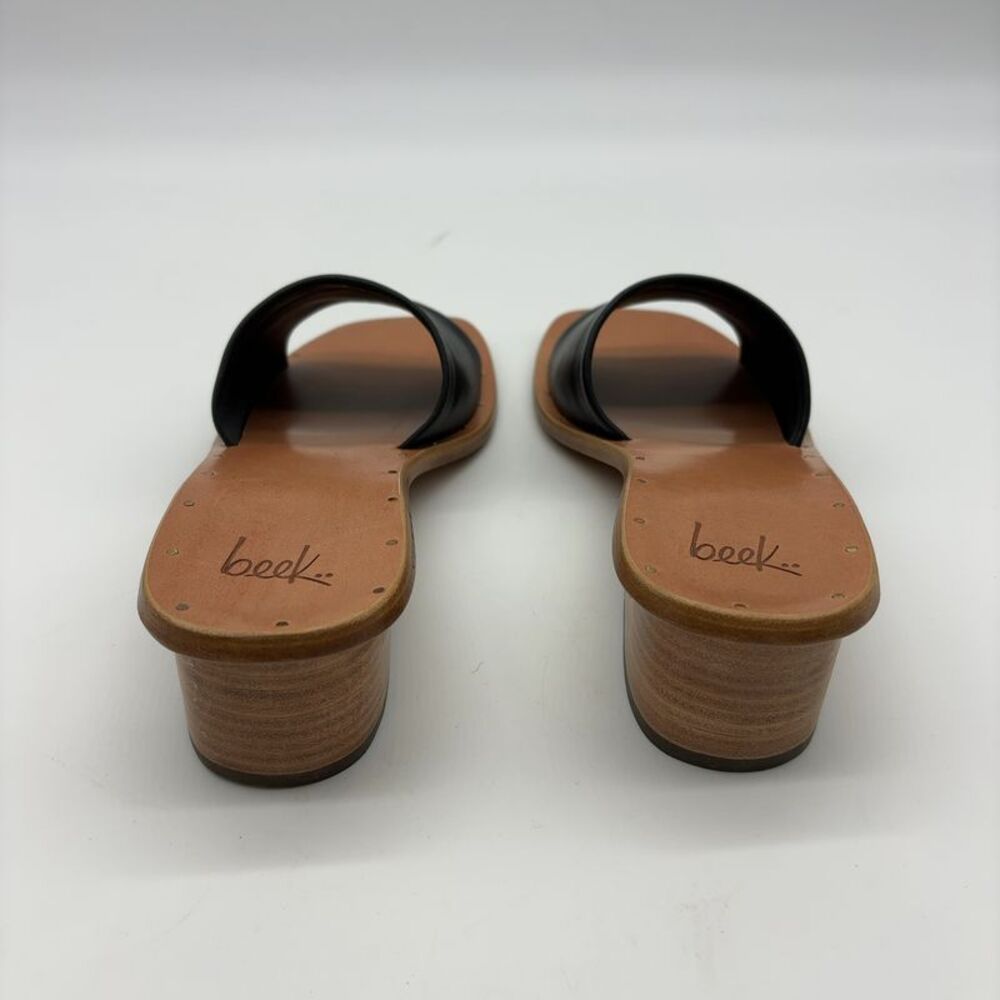 beek Leather Emerald Heel Sandals